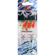 Снасть самодур, Phoenix A0087, 6 гачків, розмір №4